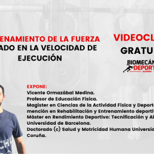 VIDEOCLASE: ENTRENAMIENTO DE LA FUERZA BASADO EN LA VELOCIDAD DE EJECUCIÓN